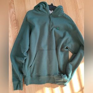 Champion forest green hoodie medium